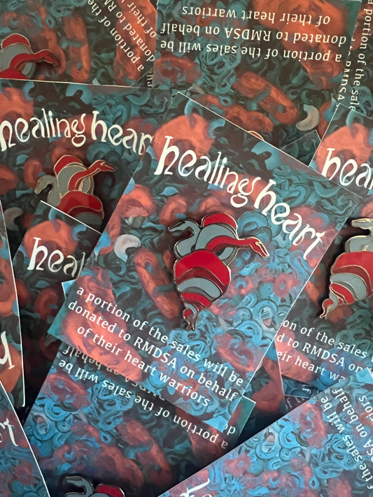 Healing Heart Enamel Pin